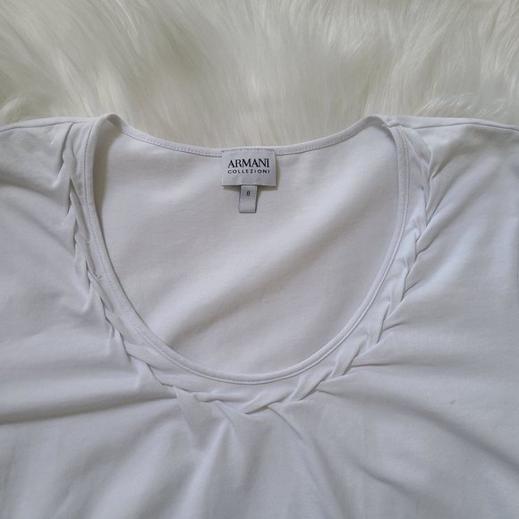 Armani Collezione white blouse,size 8 - Picture 5 of 13
